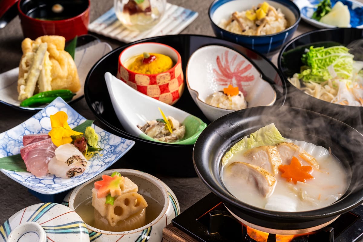 亀の井ホテル 玄界灘 【季節の会席】旬彩鍋と玄界灘の海幸を少しずつ愉しむ会席