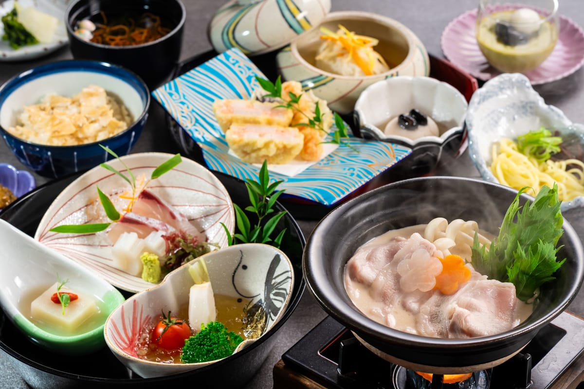 亀の井ホテル 玄界灘 【季節の会席】旬彩鍋と玄界灘の海幸を少しずつ愉しむ会席