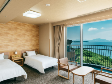 亀の井ホテル 玄界灘 【オーシャンビュー】スーペリアルーム（バス付）／36平米