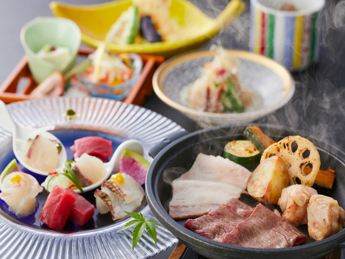 亀の井ホテル 奈良 【季節の会席】大和ポークと大和肉鶏の饗宴を楽しむ会席