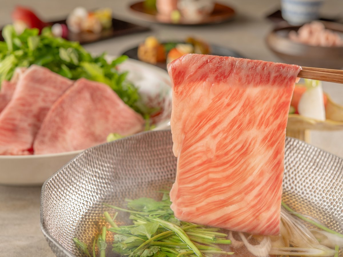 亀の井ホテル 青梅 【特別会席】秋川牛と蕎麦をしゃぶしゃぶで堪能