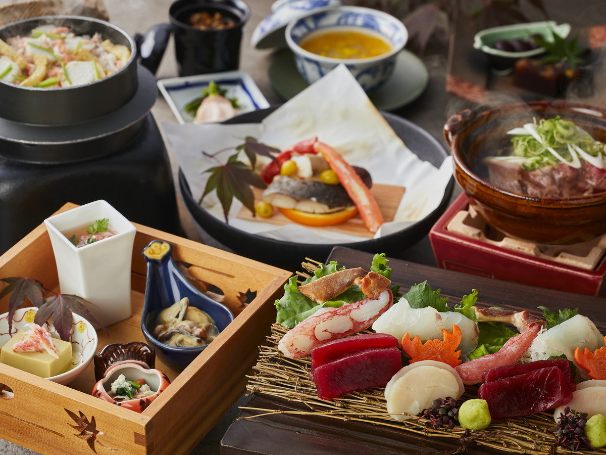 亀の井ホテル 富田林 【土地の恵み会席】カニと旬の味覚を楽しむ会席