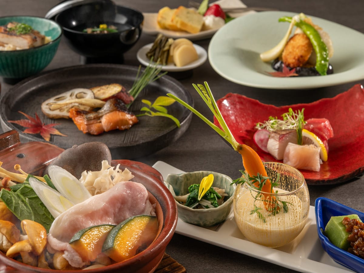 亀の井ホテル 長瀞寄居 【季節の会席】春を感じながら武州さし豚を味わう