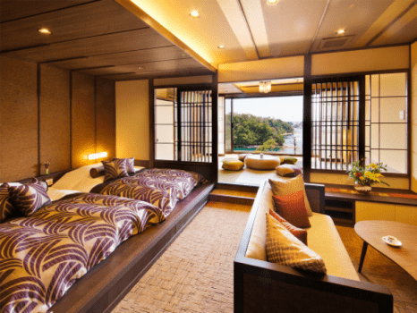 能登九十九湾　百楽荘 蓬莱Jr.スイート-HORAI-×貸切風呂＆ラウンジ