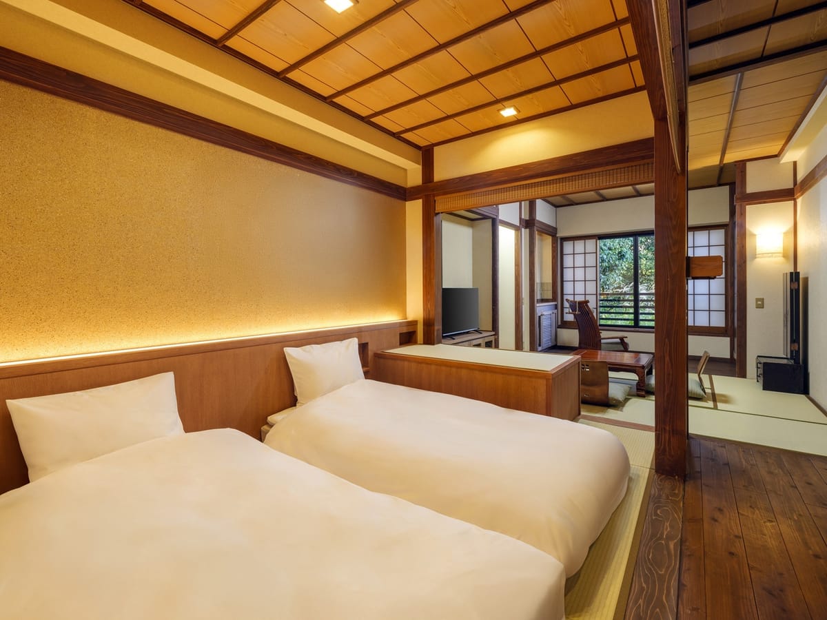 八幡野温泉郷 杜の湯 きらの里 【旅籠八幡野】本館和洋室（居間＋寝室）【禁煙】
