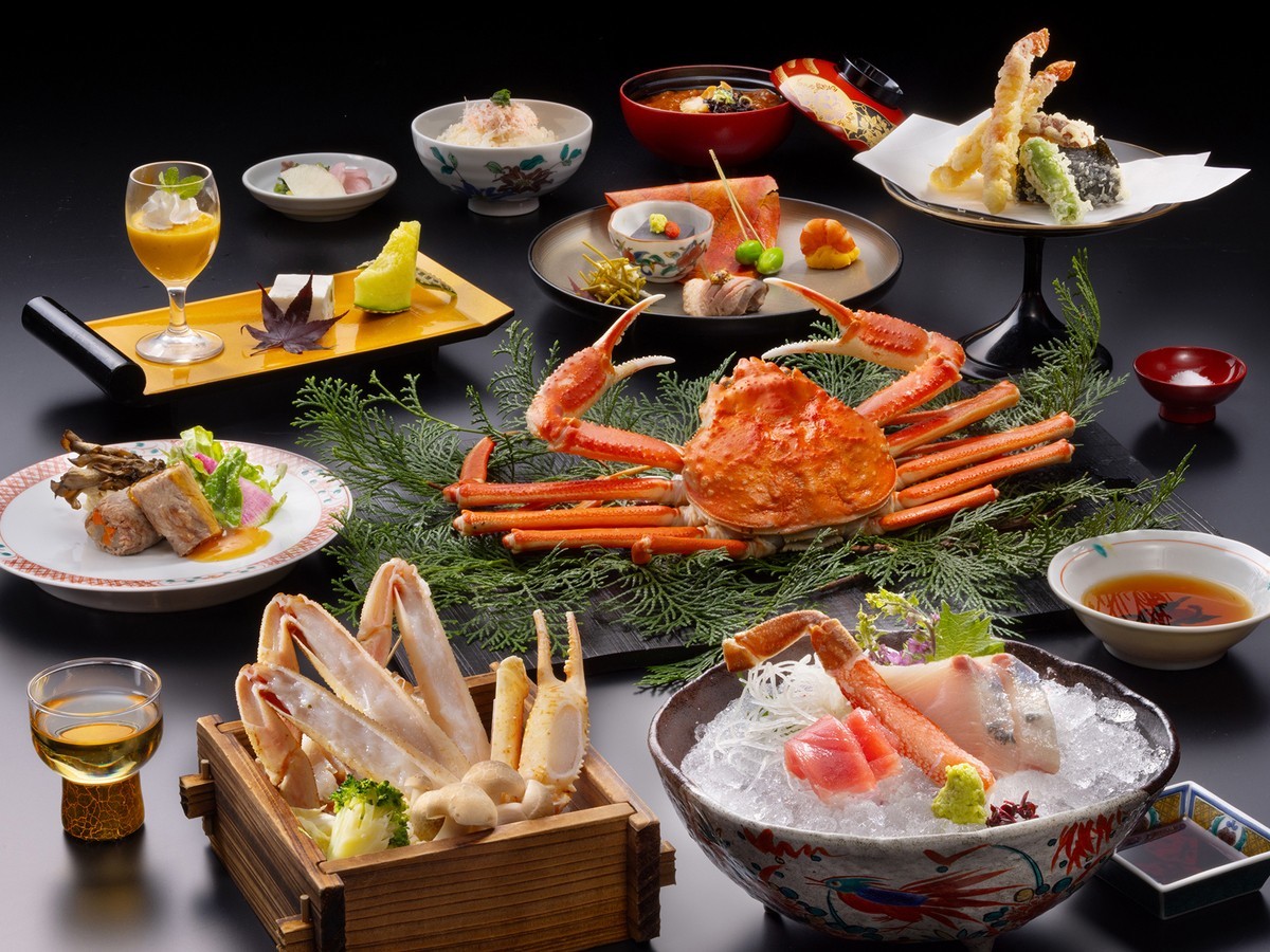 吉祥やまなか 【行きたい 食べたい 日本海！】【ズワイ蟹会席】1.5杯のズワイ蟹を愉しむ贅沢なひととき