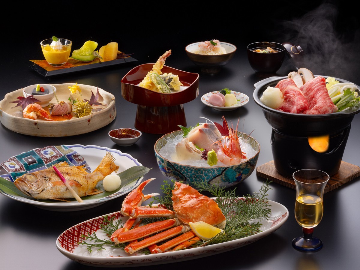 吉祥やまなか 【行きたい 食べたい 日本海！】【冬の贅味】のどぐろ＆能登牛＆ズワイ蟹に舌鼓　贅を極めた極上の口福　加賀の地酒とマリアージュ