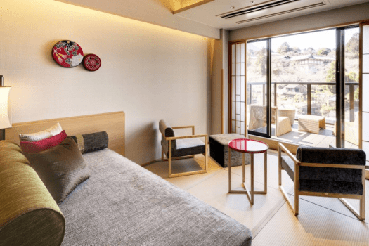 琴平グランドホテル 桜の抄 ◆初音プレミアム◆温泉露天風呂＋テラス＜専用ラウンジ＞禁煙