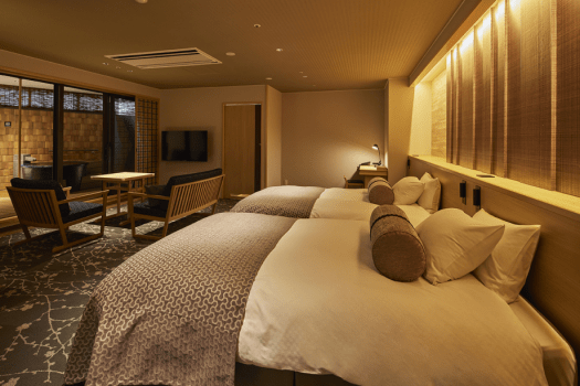 琴平グランドホテル 桜の抄 花湯館【ゆすらんサウナ&スパ】温泉外風呂+サウナ/禁煙