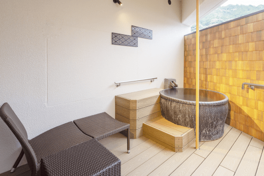 琴平グランドホテル 桜の抄 花湯館【ゆすらんユニバーサルルーム】温泉外風呂/禁煙