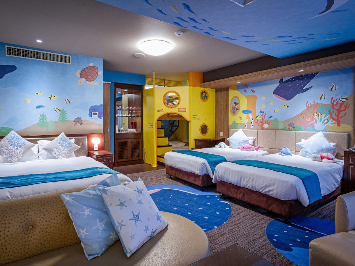 沖縄かりゆしビーチリゾートオーシャンスパ 【コンセプトルーム】家族旅行応援!お子様大喜び!ワクワク♪かりゆしファミリールーム(朝食付)