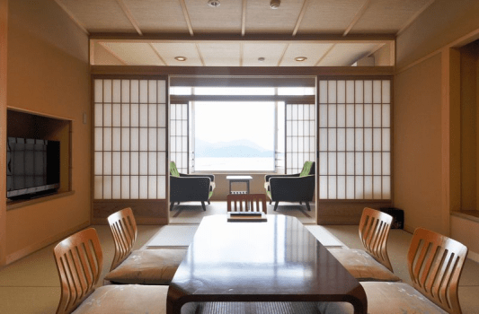 湯の宿　宮浜グランドホテル 【当館内では最高のロケーション！3階次の間付和室】（禁煙）