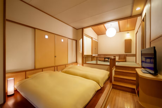 游泉志だて 4階 眺望メゾネット和モダン 陶器露天風呂付(禁煙)