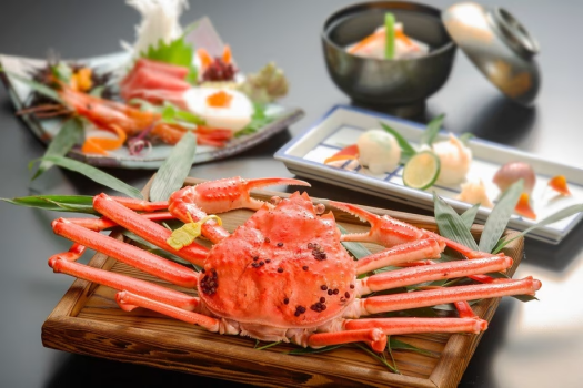 伝統旅館のぬくもり 灰屋 越前蟹会席&温泉を満喫