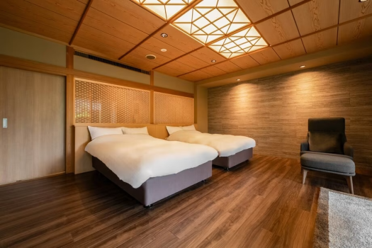 伝統旅館のぬくもり 灰屋 ガーデンスイート観月亭　洋室(限定2室)