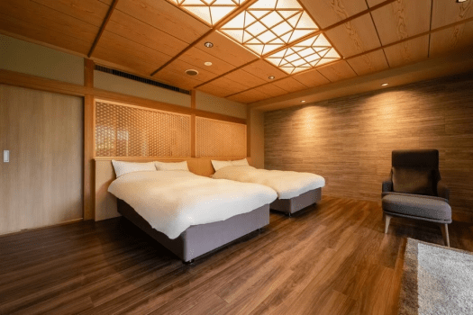 伝統旅館のぬくもり 灰屋 ガーデンスイート観月亭 洋室(限定2室)