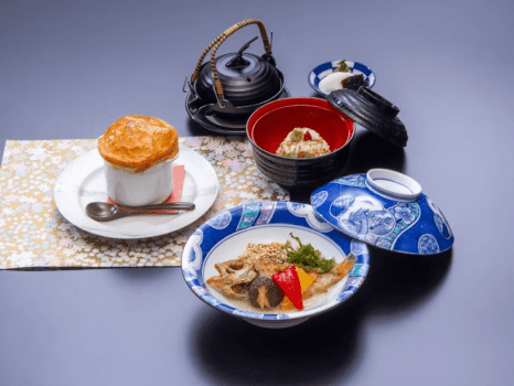 湯陣 千代の湯 【公式サイトダイナミックパッケージ限定×島根×山陰季節の味覚×お食事処】ご当地ブランド！「島根尽くし満足会席」