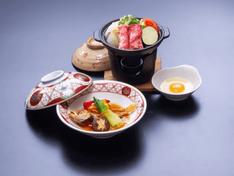 湯陣 千代の湯 【公式サイトダイナミックパッケージ限定×島根×山陰季節の味覚×お食事処】ご当地ブランド!「島根尽くし満足会席」
