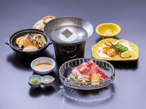 湯陣 千代の湯 【公式サイトダイナミックパッケージ限定×島根×山陰季節の味覚×夕食部屋食】ご当地ブランド!「島根尽くし満足会席」