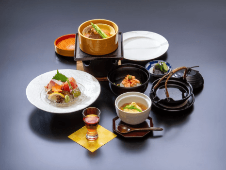 湯陣 千代の湯 【公式サイトダイナミックパッケージ限定×島根×山陰季節の味覚×お食事処】ご当地ブランド!「島根尽くし満足会席」