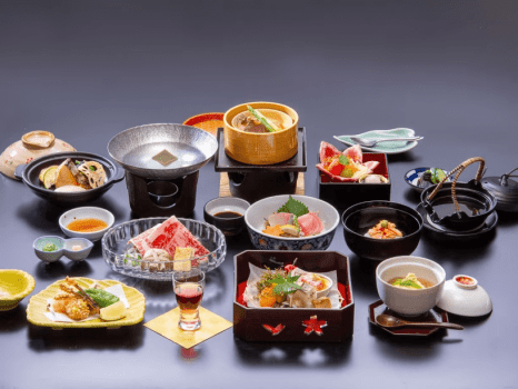 湯陣 千代の湯 【公式サイトダイナミックパッケージ限定×島根×山陰季節の味覚×お食事処】ご当地ブランド!「島根尽くし満足会席」