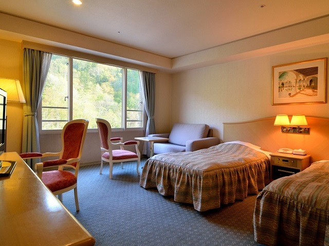 定山渓万世閣ホテルミリオーネ 洋室／28㎡／ユニットバス付／2名迄【禁煙】