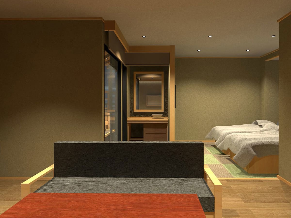 一茶のこみち美湯の宿 【各１室限定】北信五岳の眺望を独り占めの露天風呂客室【2食付】