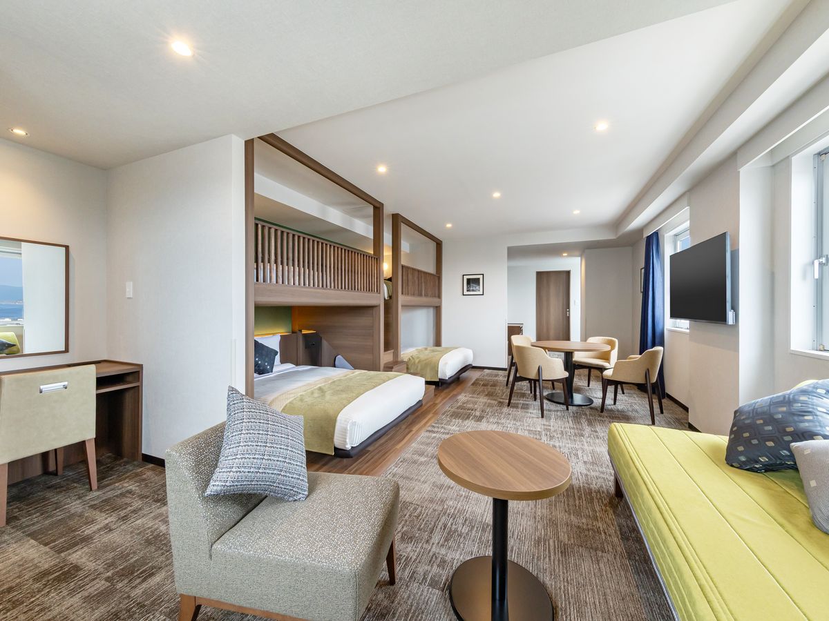 ホテルマイステイズ函館駅前 《禁煙》スカイビュー4ベッドバンクルーム（57㎡）