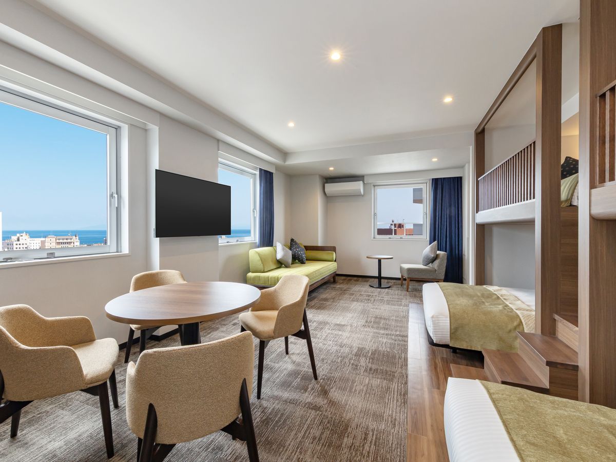 ホテルマイステイズ函館駅前 《禁煙》スカイビュー4ベッドバンクルーム（57㎡）