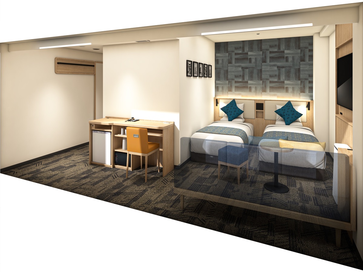 ホテルマイステイズ名古屋栄 《リニューアル》スタンダードトリプル（禁煙）