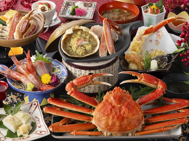 ゆのくに天祥 【冬の味覚】蟹を堪能したい方におススメ　ズワイガニ2杯相当の「蟹会席」プラン