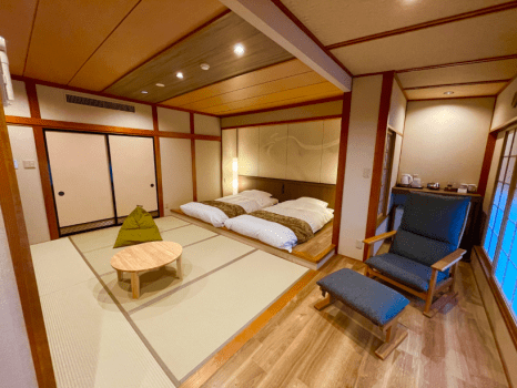 月岡温泉　ホテルひさご荘 和モダン客室（45平米）