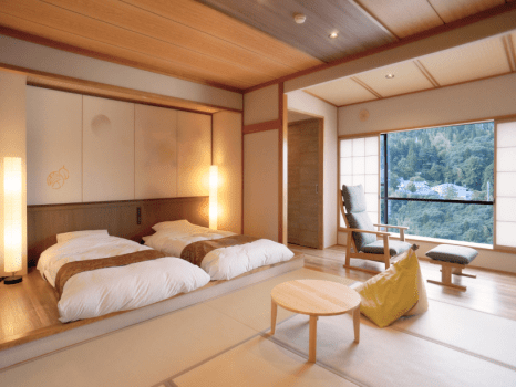 月岡温泉 ホテルひさご荘 和モダン客室(45平米)