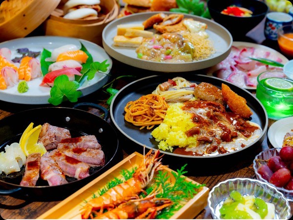 ホテルフラッグス佐世保九十九島 【早割60／2食付19：30～】■ディナービュッフェ■　五感を刺激するライブキッチン！