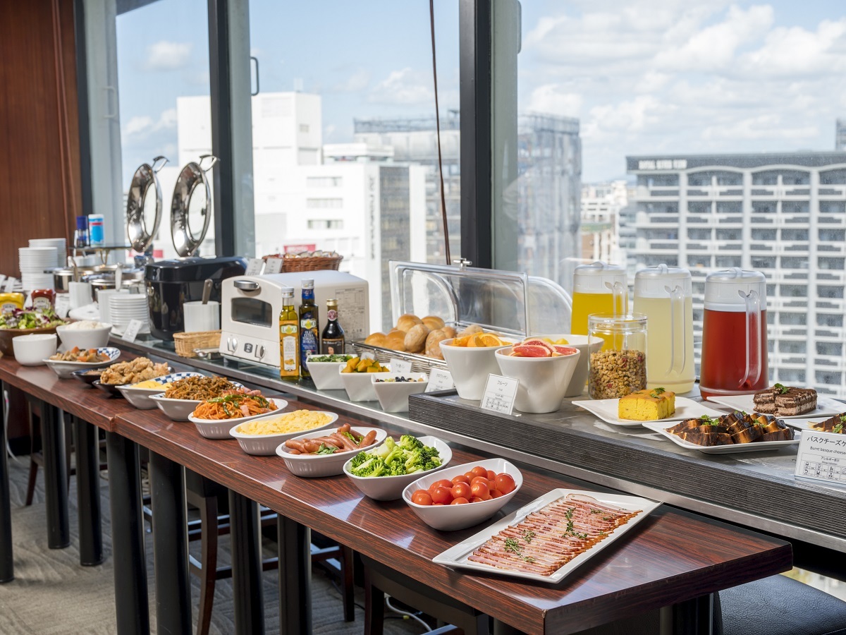 西鉄イン(西鉄イン福岡アクロス福岡前) 【朝食付】~最上階で絶景ブッフェ~