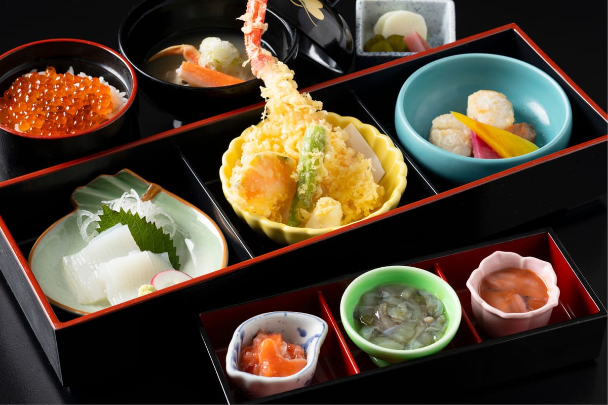 ニューオータニイン札幌 ＜ホテルdeグルメ／2食付＞ソイの昆布〆とサーモン小丼・帆立のバター焼の北海御膳＠4800円＆朝食