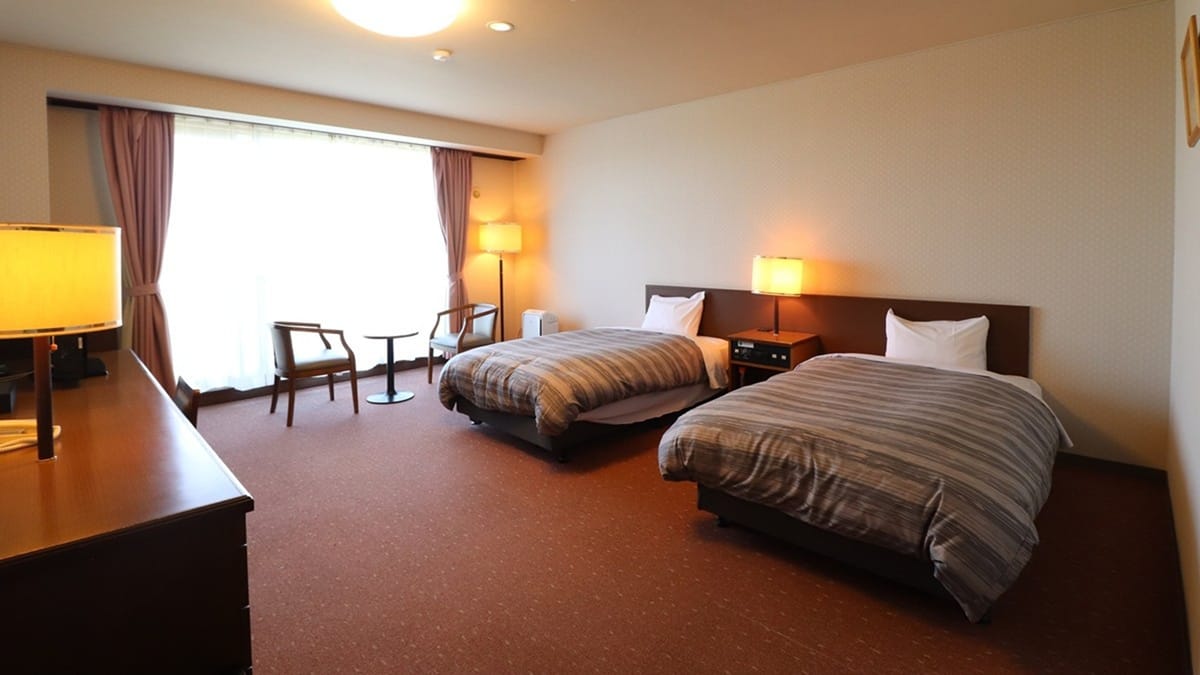 十勝幕別天然温泉 十勝幕別温泉 グランヴィリオホテル ◆加熱式たばこ専用◆ デラックスツインルーム