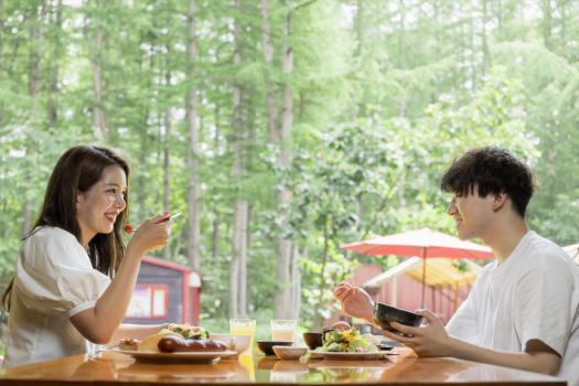 グランピングリゾート　フェーリエンドルフ 【室数限定】＜朝食付＞大自然の朝ごはん♪十勝のこだわり食材を詰め込んだ森の朝ごはん#