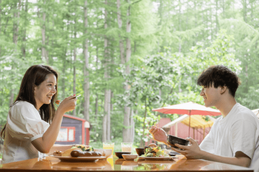 グランピングリゾート フェーリエンドルフ 【室数限定】<朝食付>大自然の朝ごはん♪十勝のこだわり食材を詰め込んだ森の朝ごはん#