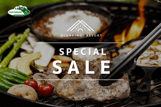 グランピングリゾート　フェーリエンドルフ 【室数限定】＜2食付／BBQ‐基本‐＞北海道が誇る、3種の肉を食べ比べ♪#