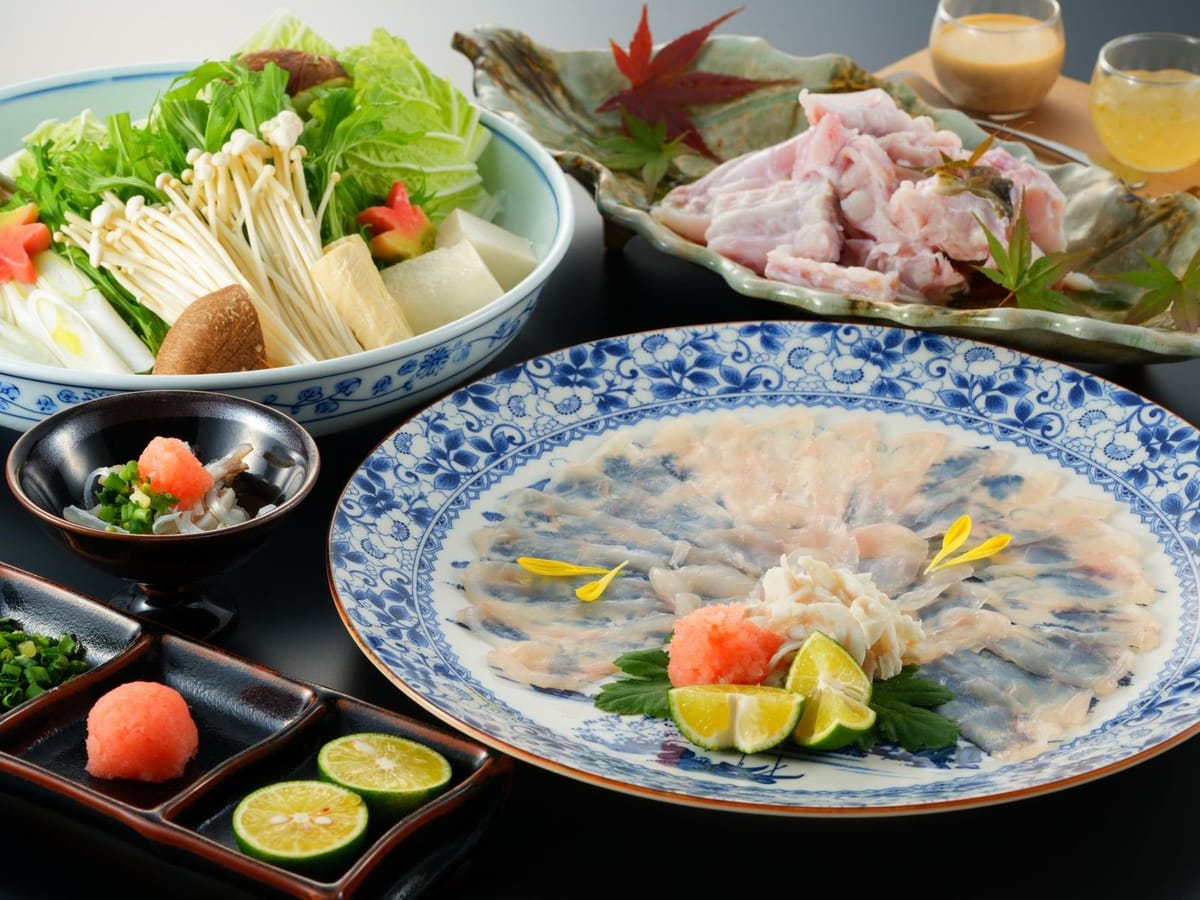 山荘 神和苑 【11月～３月・期間限定】冬の味覚を心ゆくまで　～ふぐづくしプラン～