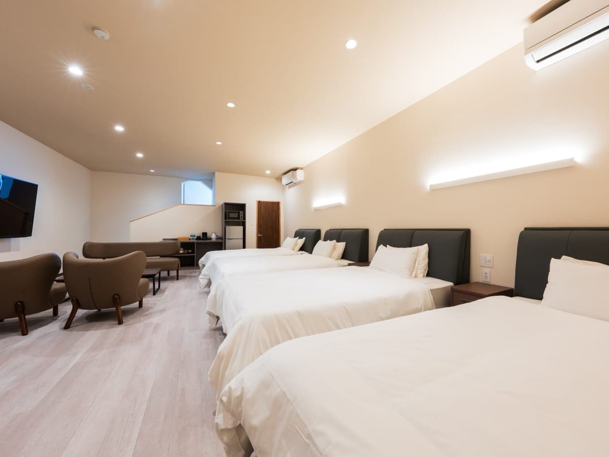 山荘 神和苑 【宙】～月の棟～洋室・露天風呂付／４ベッド・５０７※階段あり