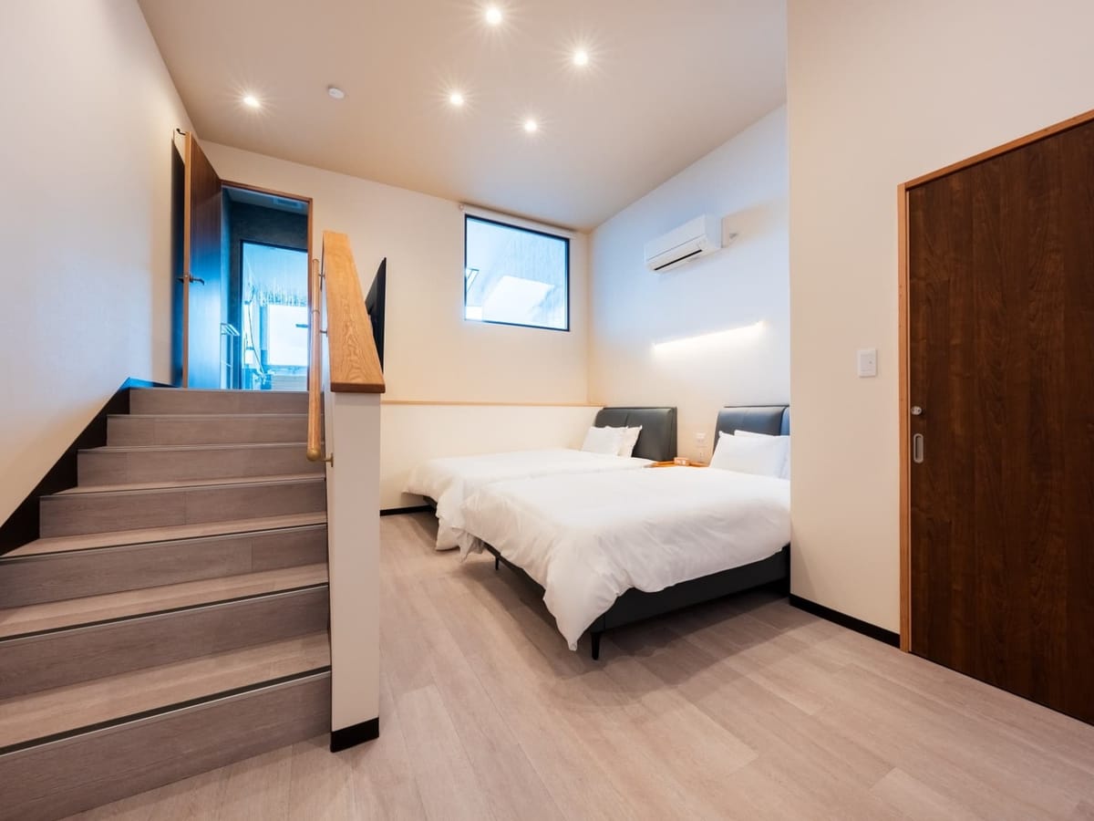 山荘 神和苑 【宙】～月の棟～洋室・露天風呂付／２ベッド・５０８※階段あり