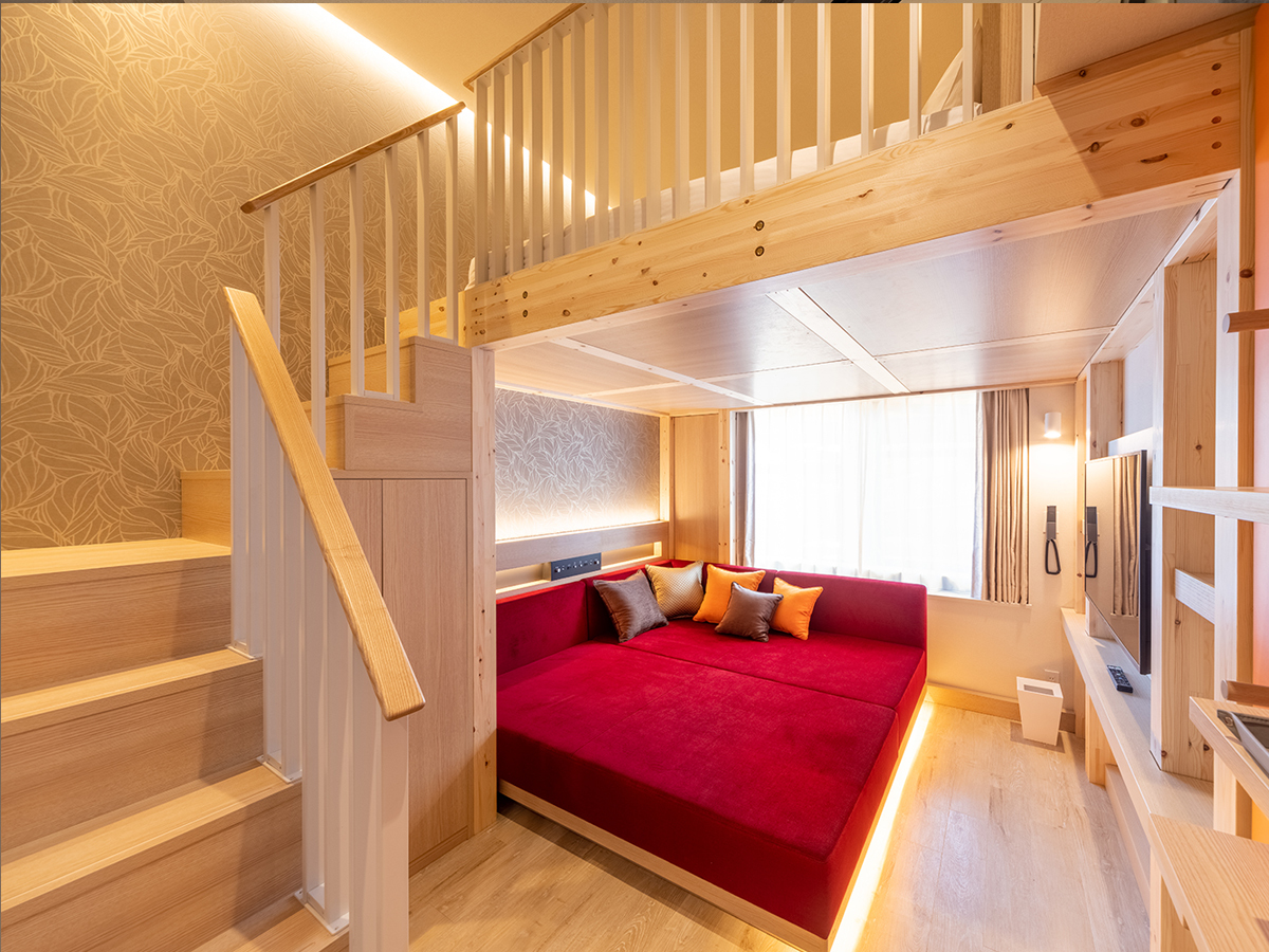 杉乃井ホテル 【禁煙】虹館 カジュアルロフトルーム(21平米)2~3F