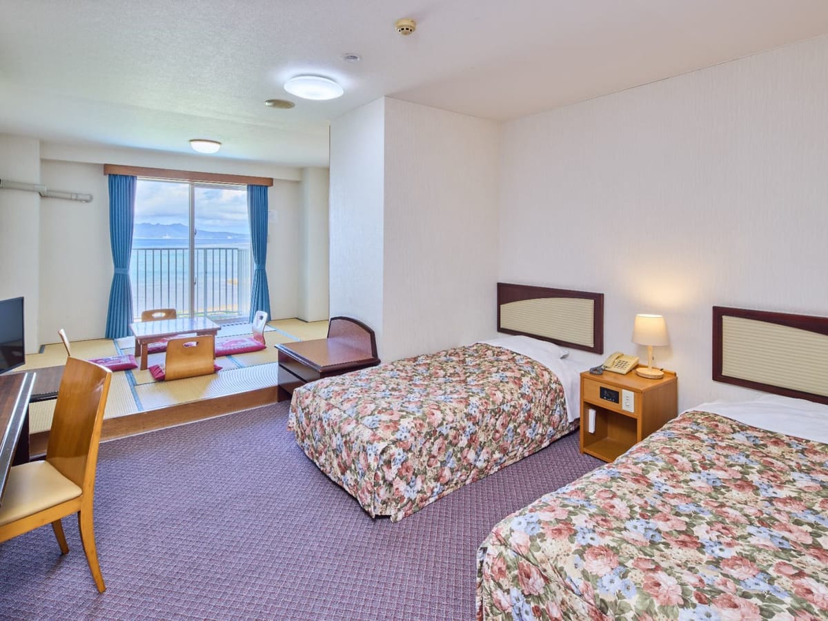 みゆきハマバルリゾート オーシャンビュー和洋室