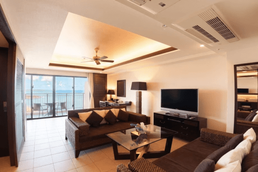 カフー リゾート フチャク コンド・ホテル ホテル棟　11F　プレミアムスイート　ハリウッドダブル（1～2名様）　55～72平米