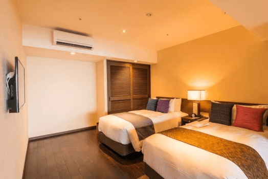 カフー リゾート フチャク コンド・ホテル アネックス棟　コーナースイート　２ベッドルーム（２～４名様）　86～94平米