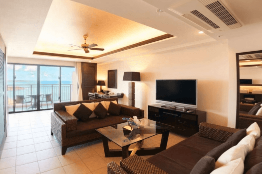 カフー リゾート フチャク コンド・ホテル コンド棟　11F～12F　プレミアムスイート　ハリウッドツイン（1～2名様）　62～76平米