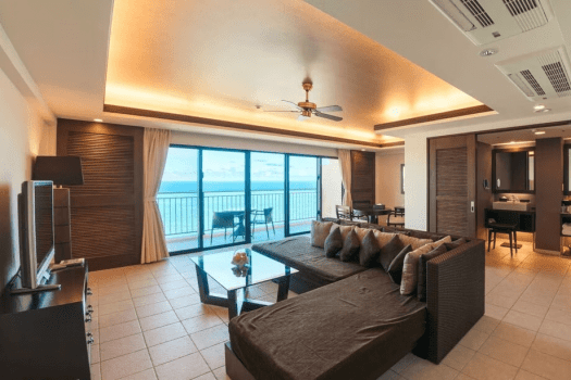 カフー リゾート フチャク コンド・ホテル コンド棟　11F～12F　プレミアムスイート　ハリウッドツイン（1～2名様）　62～76平米