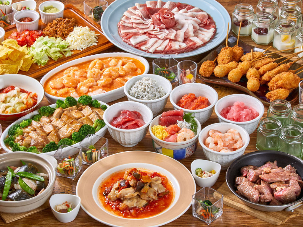 ホテルマハイナ ウェルネスリゾートオキナワ #PKG【50種類のディナービュッフェ】90分食べ飲み放題！5歳以下のお子様は添い寝無料（夕朝食付）